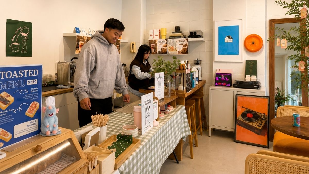 CBD cafe Grace Ground is serving up ube, matcha and banana pudding drinks while supporting local makers