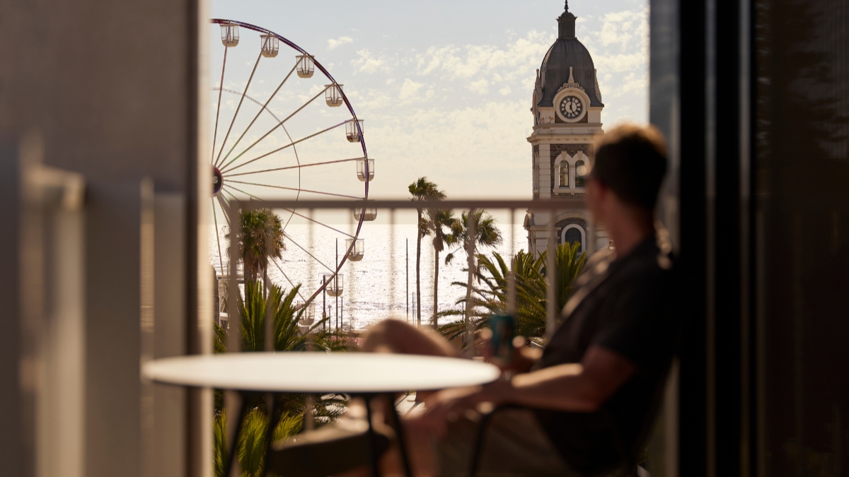 The boutique Glenelg stay hiding a front-row seat to coastal sunsets